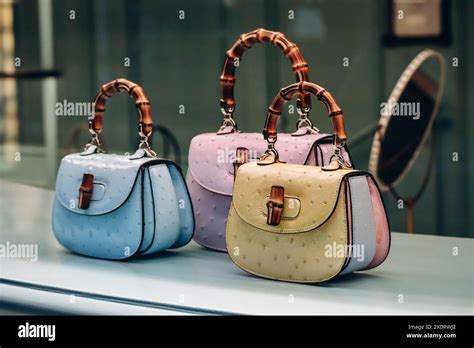 November 5, 2024: Gucci bag in a boutique window in Cannes